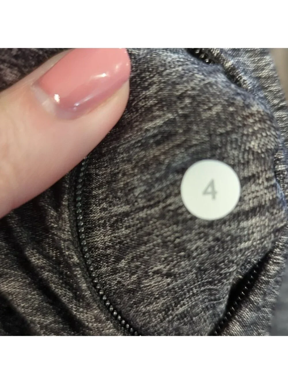Lululemon Pace Pusher Long Sleeve Heathered Black / Black